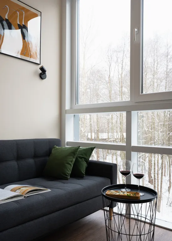 Апартамент Shuko на Финском заливе в доме с бассейном и сауной