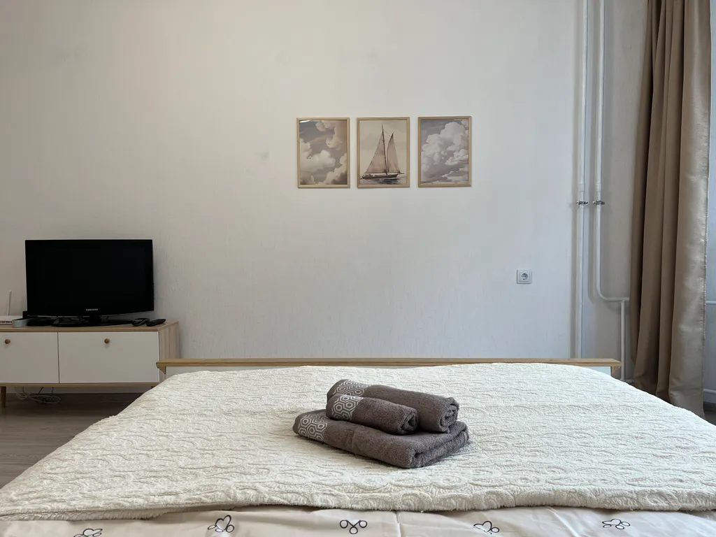 Уютная квартира с прекрасным видом на закат в современном ЖК Геометрия