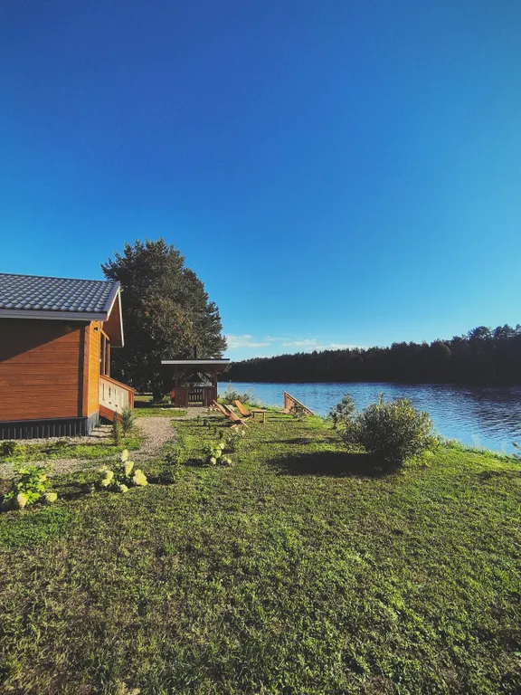 Коттедж Незабываемый отдых в доме с видом на реку и лес — Нурмойла