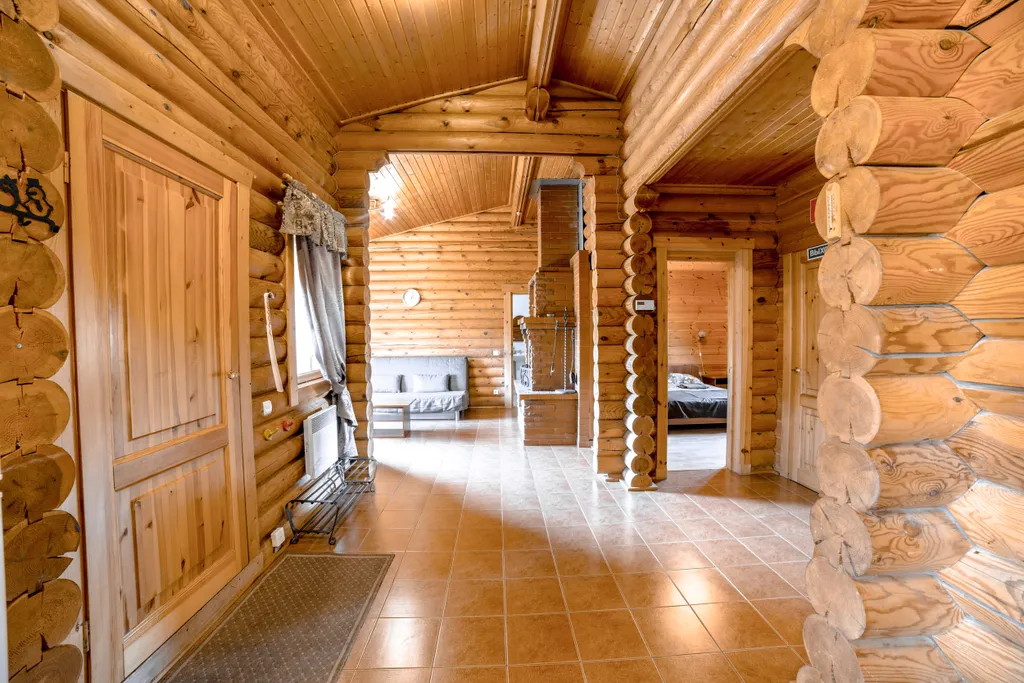 Семейный коттедж с сауной, на тихом берегу озера Воукса