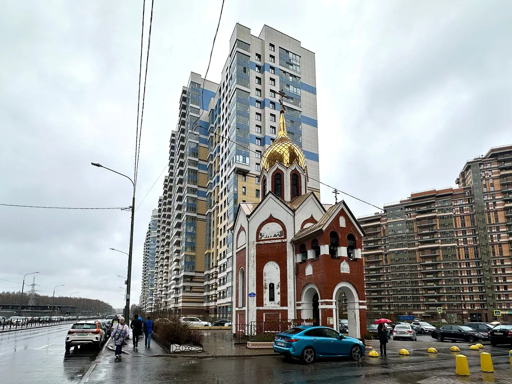 Квартира Квартира Уютная студия у метро Пионерская — Санкт-Петербург