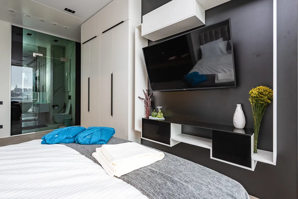 Квартира Квартира с ванной у окна в Башне Нева Тауэрс — Москва