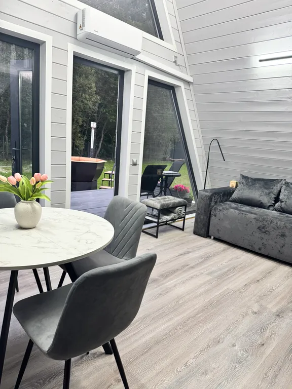 Коттедж Дом с баней и чаном у леса — Дубна