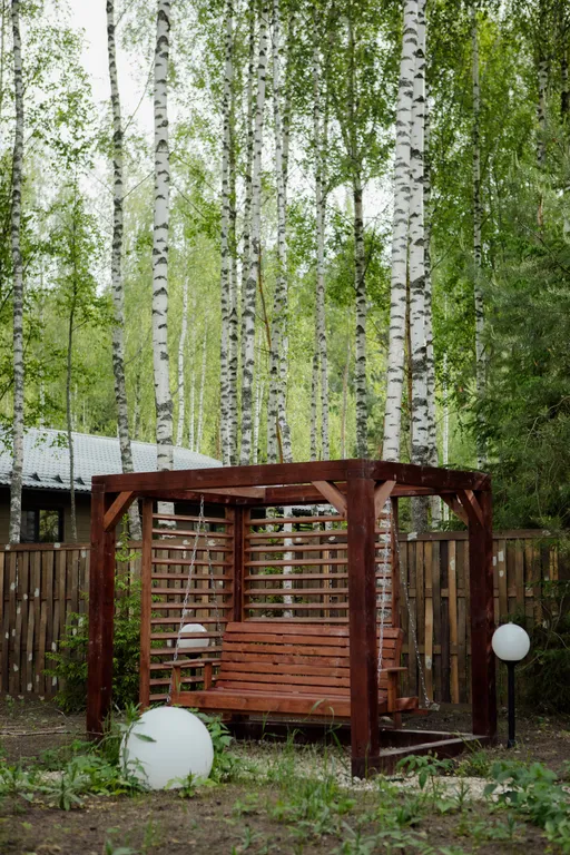 Стильный дом с ванной, горячим чаном и сауной