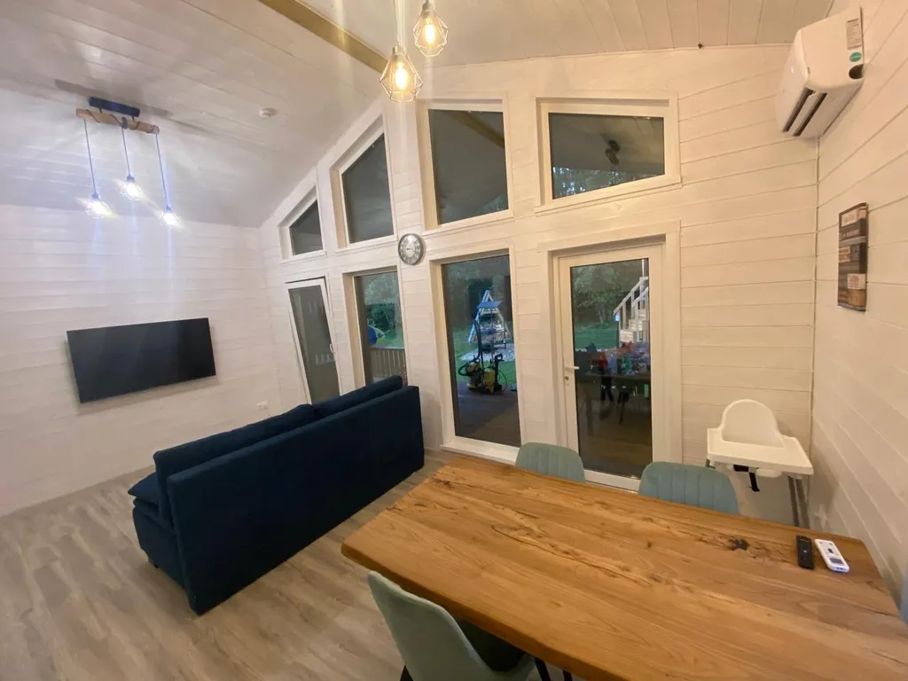 Дом с баней на Рузском водохранилище