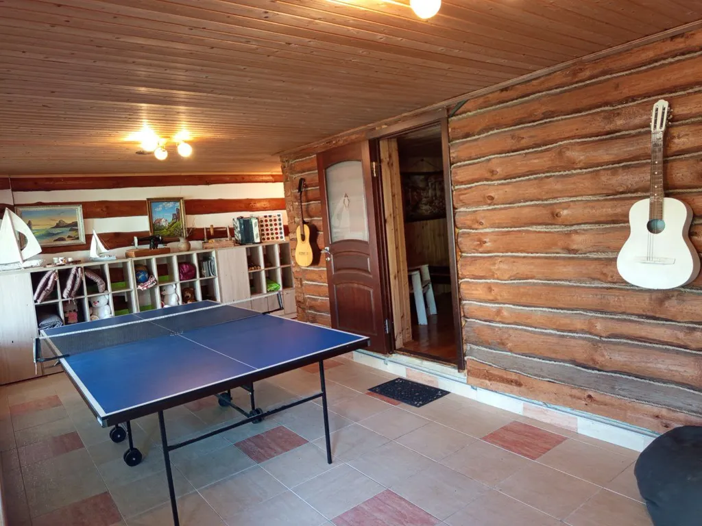 Эко дом у озера + баня удобно размещается 14 человек