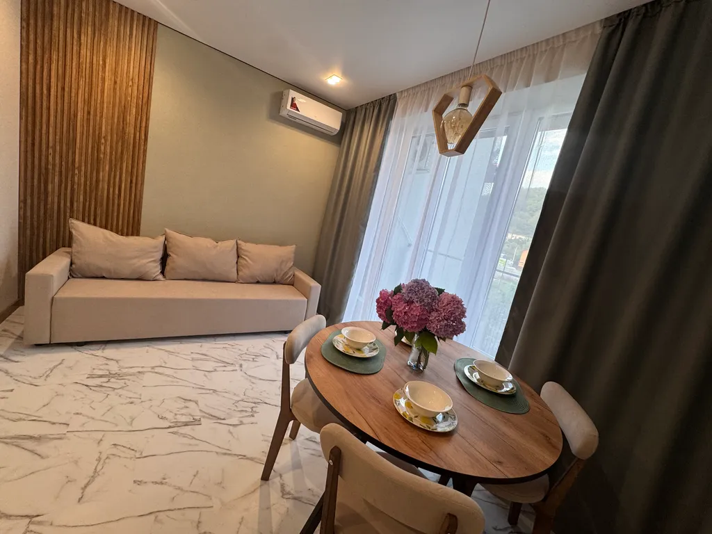 Квартира Квартира Уютные апарты с бассейном ЖК Чайный берег — Сочи