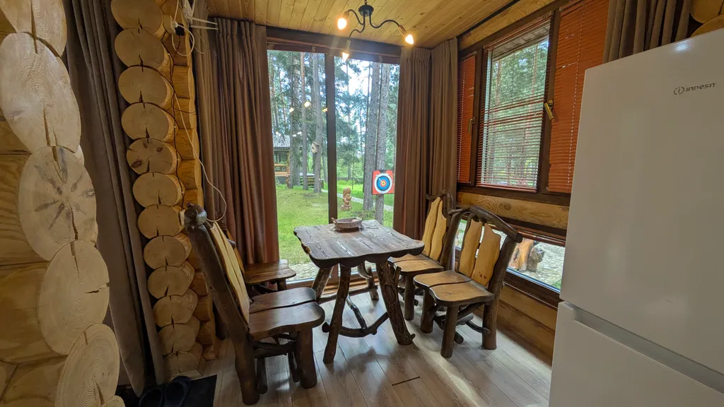 Деревянный дом в лесу с сауной в Мари Эл