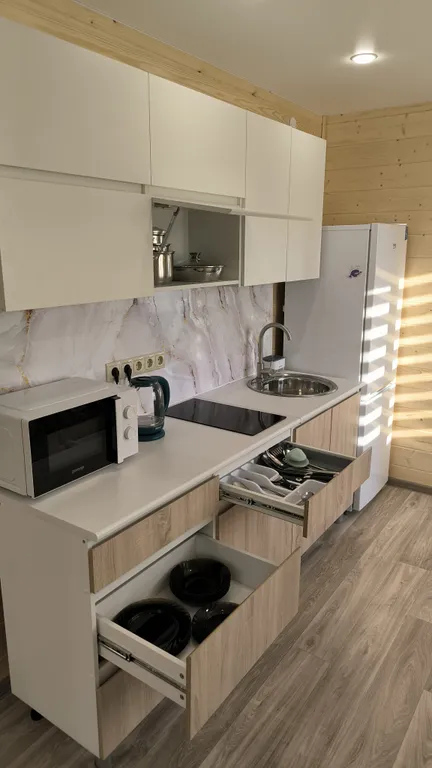 Дом 63m2 — чан, кухня, Wi-Fi