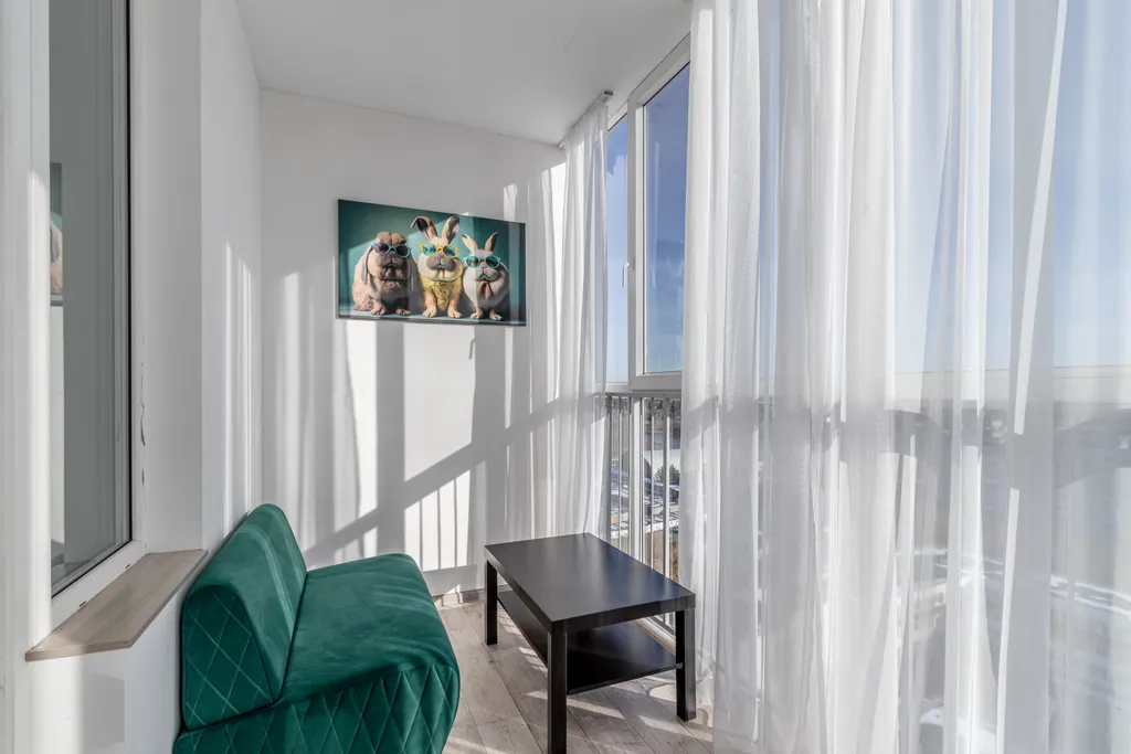 Уютная квартира с видом на городской парк