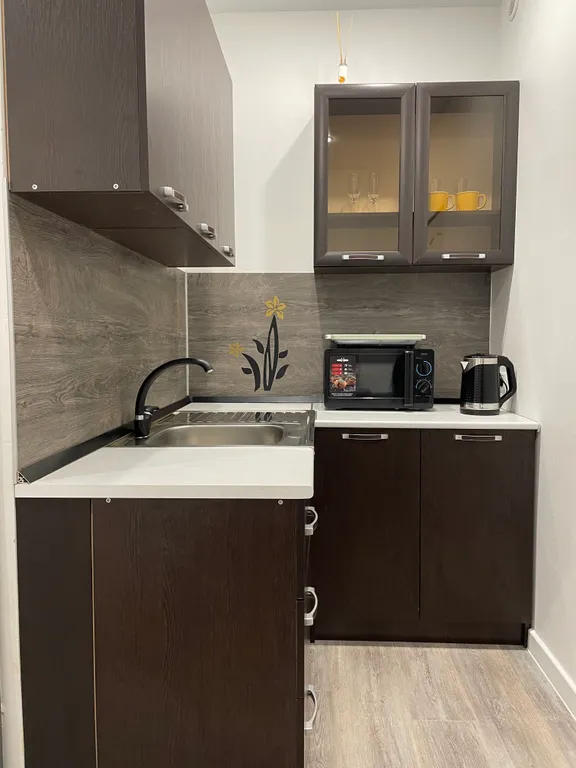 Просторная квартира-студия с отдельной кухней