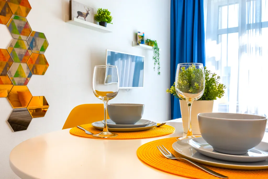 Апартаменты Riverside с панорамным окном в центре