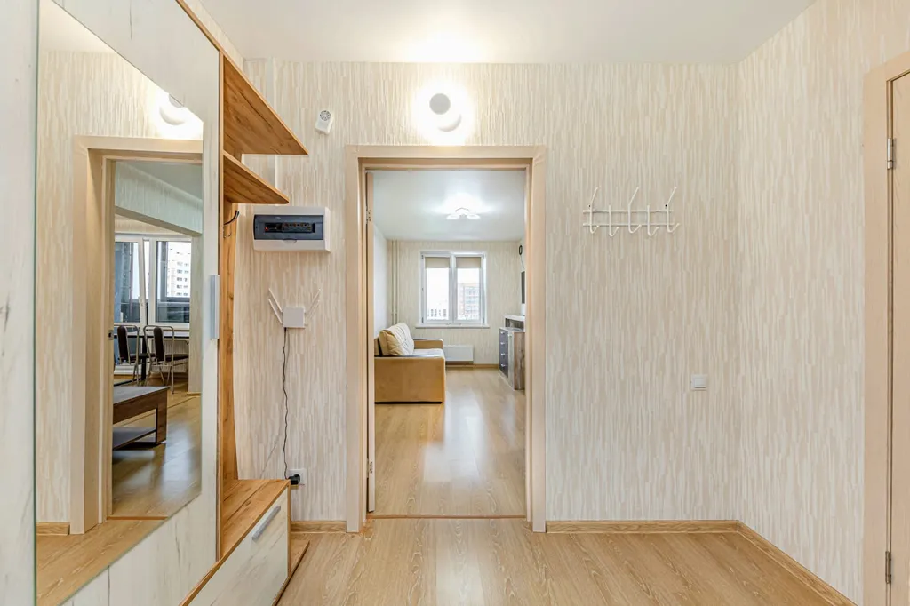 Квартира Квартира Студия для 3 гостей в академ riverside — Челябинск