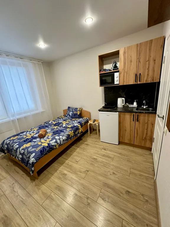 Студия с удобствами для одного в Зеленограде посуточно