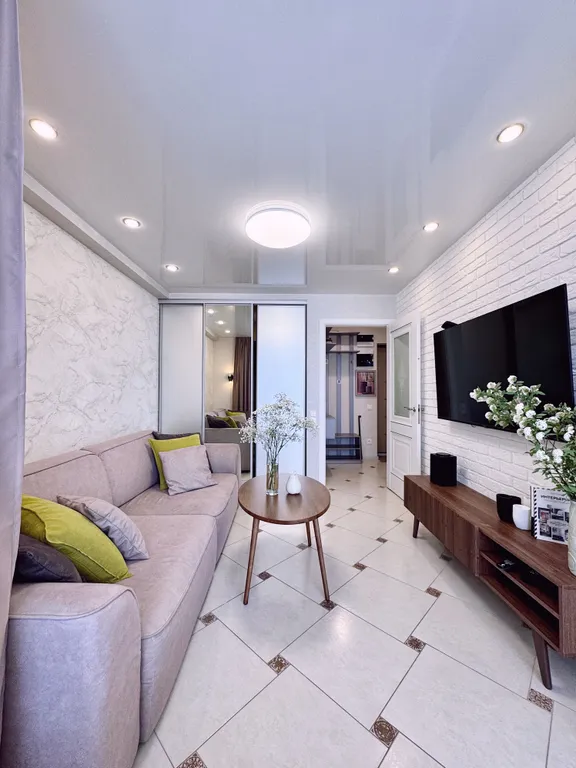 Квартира Квартира в ЖК Бизнес класса с бассейном, парковой и в 3 минутах от моря — Адлер