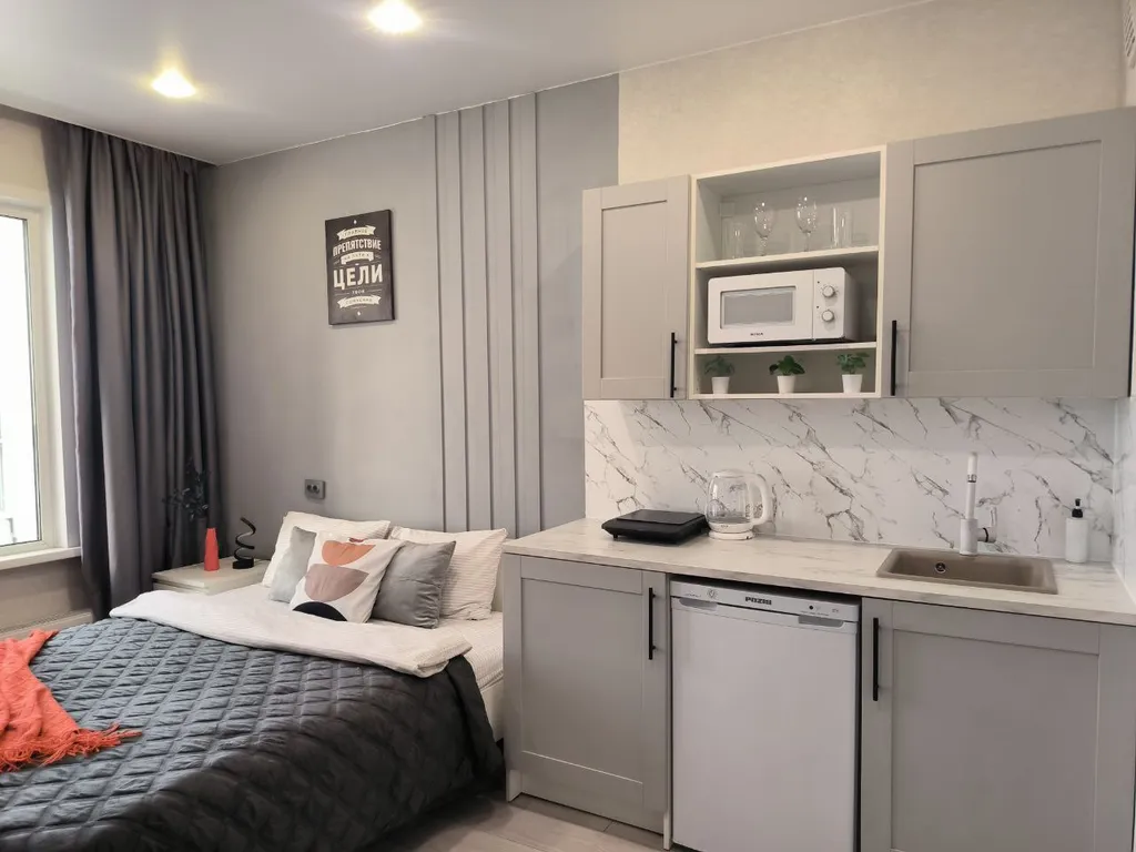 Квартира Уютная светлая студия для двоих — Новосибирск