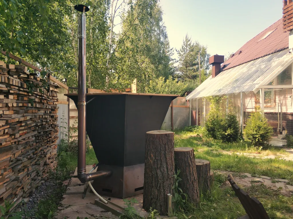 Вилла с гриль-верандой, сауной, купелью и джакузи