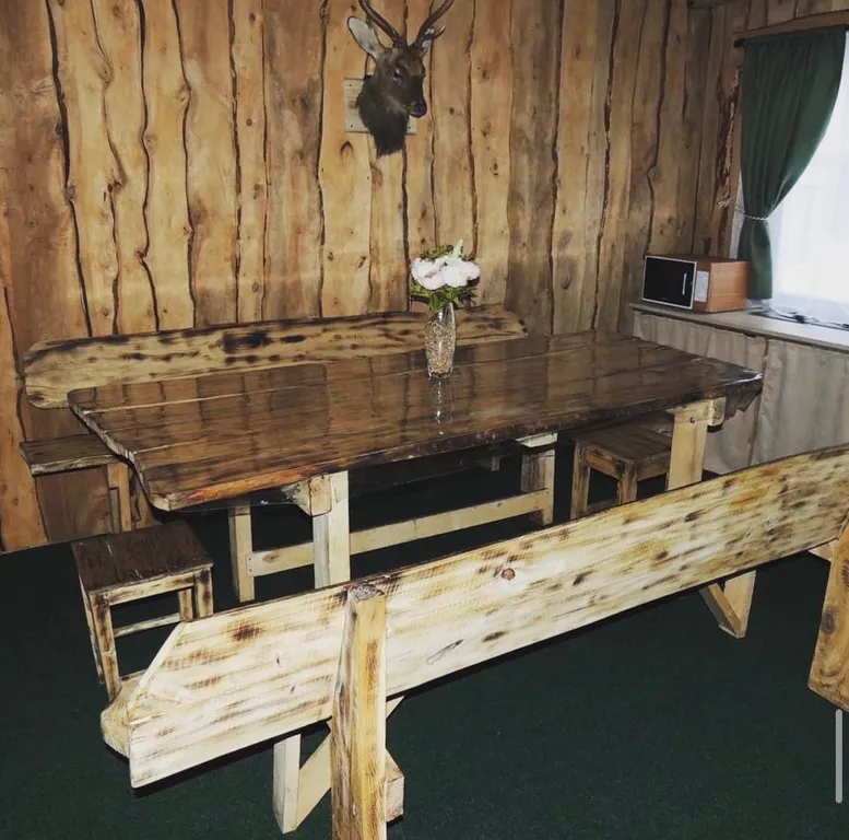 Дом с баней на берегу реки