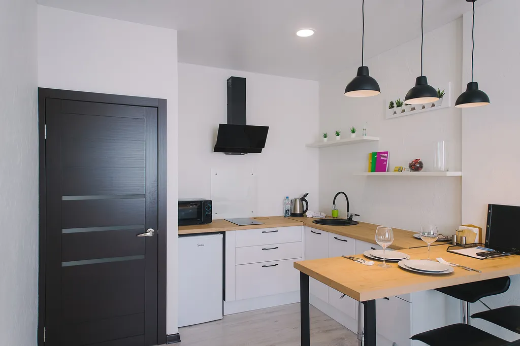 Стильные апартаменты Abri Luxe в центре с видом на город