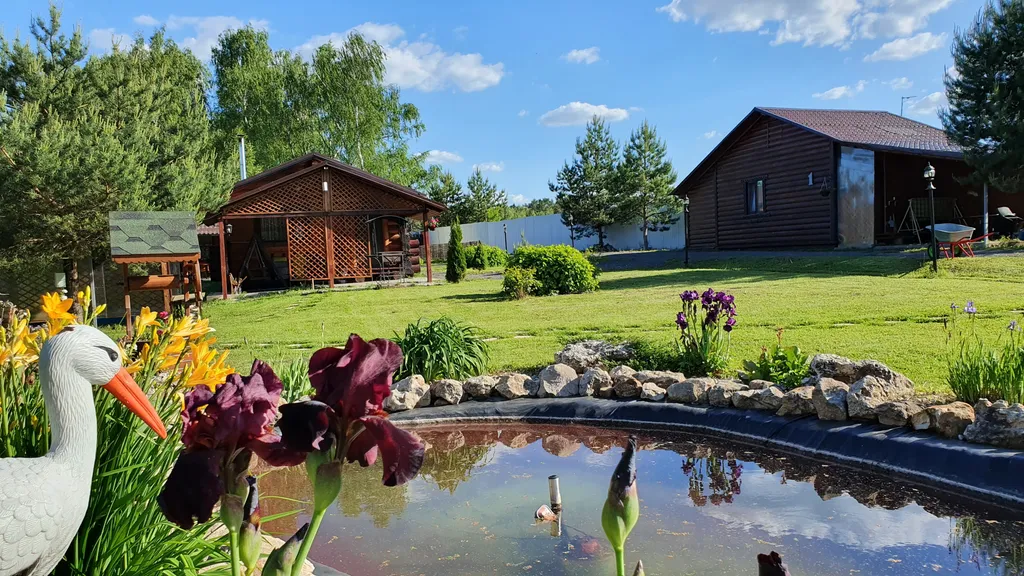 Коттедж с 2-мя спальнями, камин+сауна