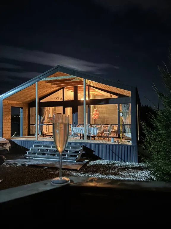 Уютный дом с чаном и бассейном