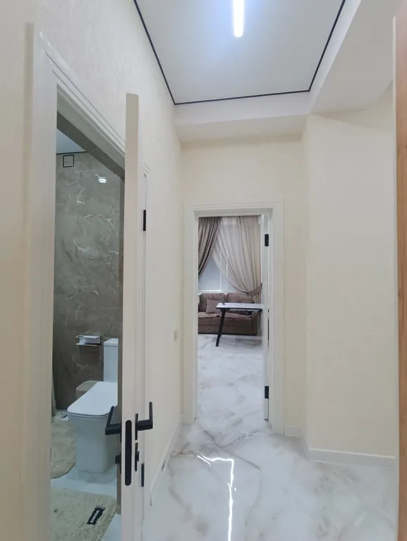 1комнатная квартира 38 квадратных в 7 минутах от моря для 4х гостей