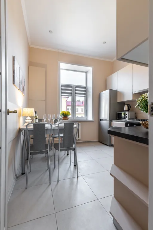 Атмосферная квартира с камином