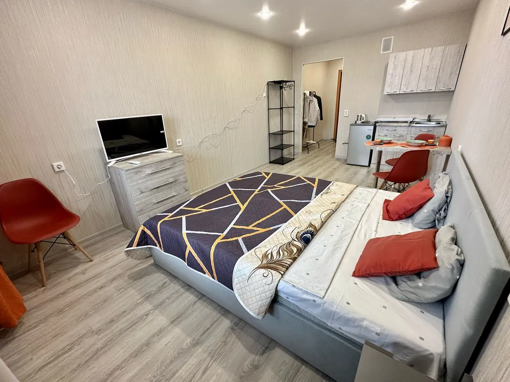 Терракота - стильная квартира-студия на Дружбе рядом со Спа-комплексом