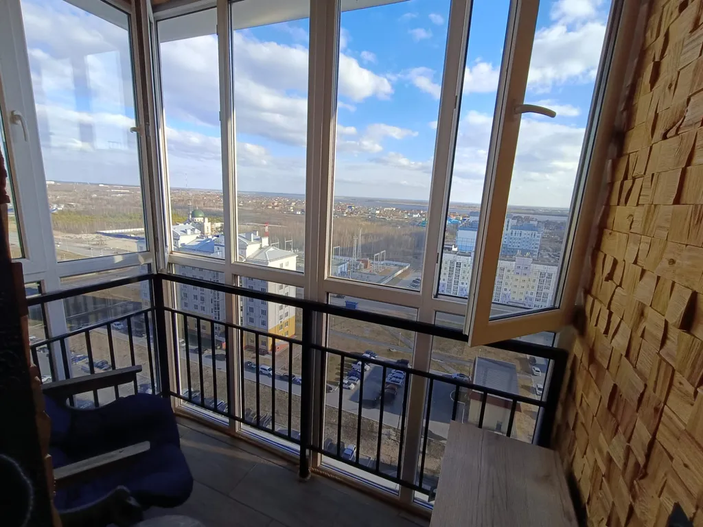Новая студия комфорт класса с видом на реку Обь
