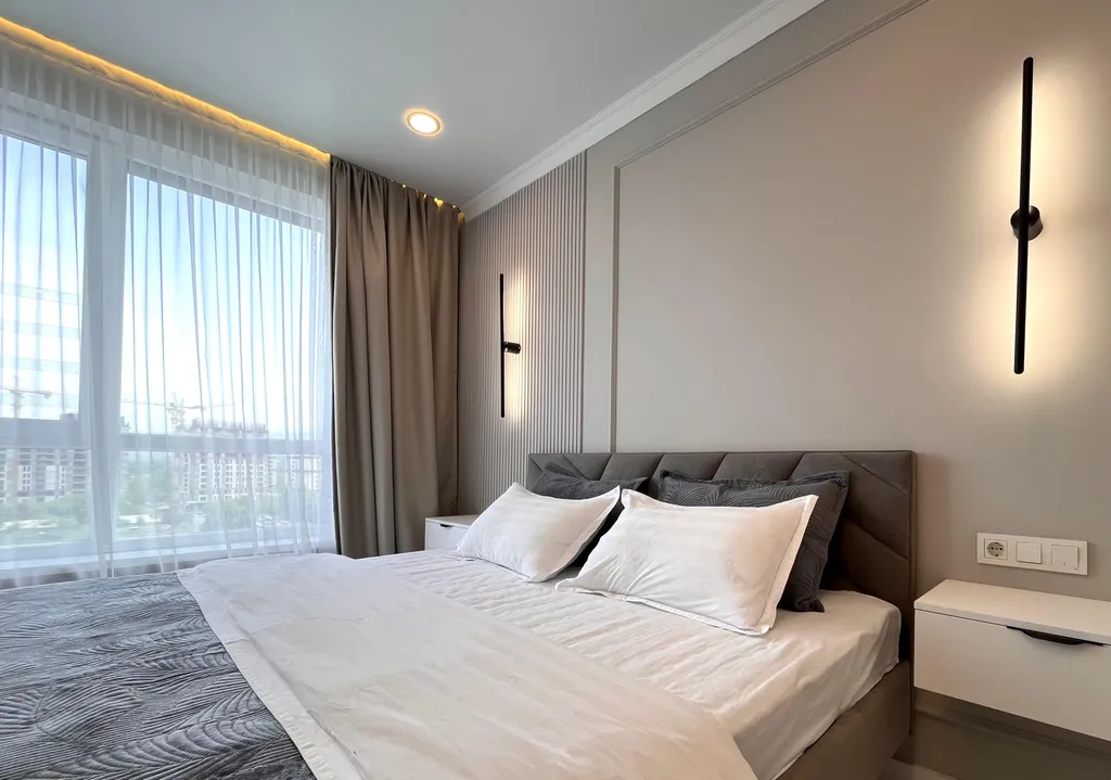 Big apartment «Raimbek residence» center of city & drinking water