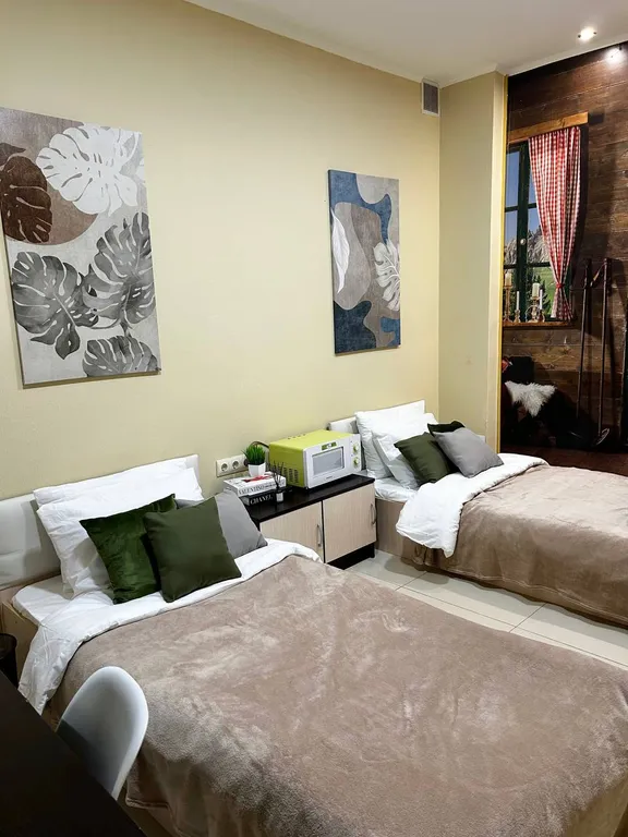 Квартира Двухместный номер с двумя отдельными кроватями — аренда посуточно в Нижний Новгород