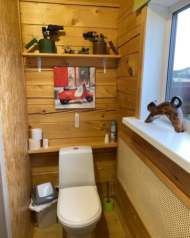 Дом-баня с видом на Волгу