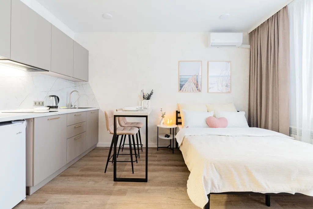 Уютная студия в Левобережном