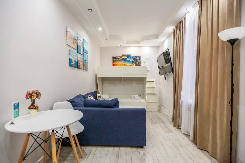 Квартира Квартира Уютная студия у моря с теплым бассейном — Сириус