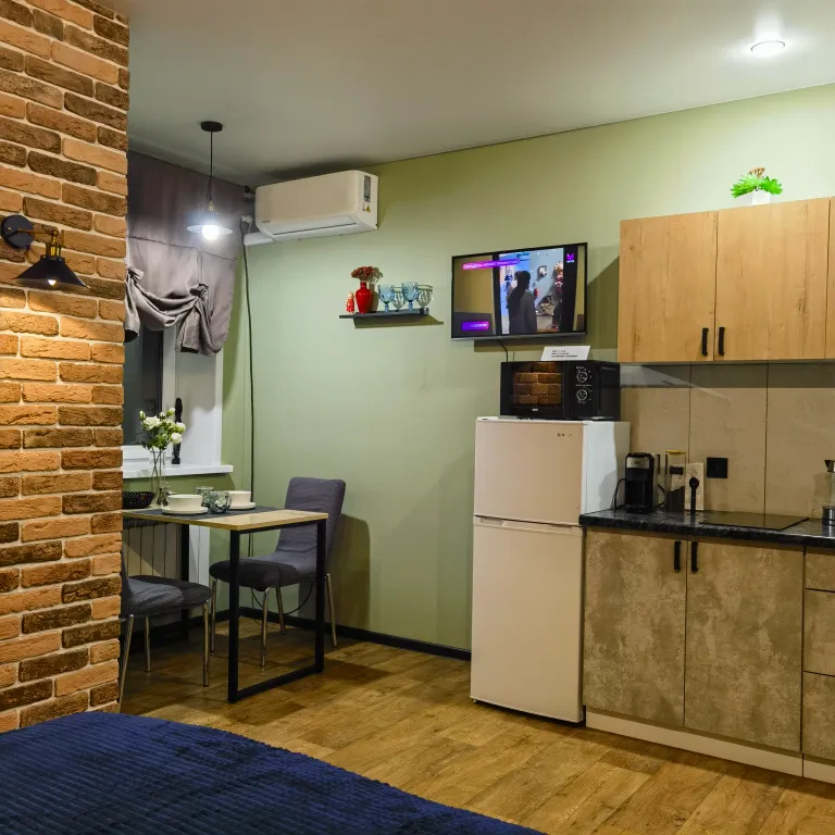 Студия в стиле Лофт с кондиционером в элитном доме