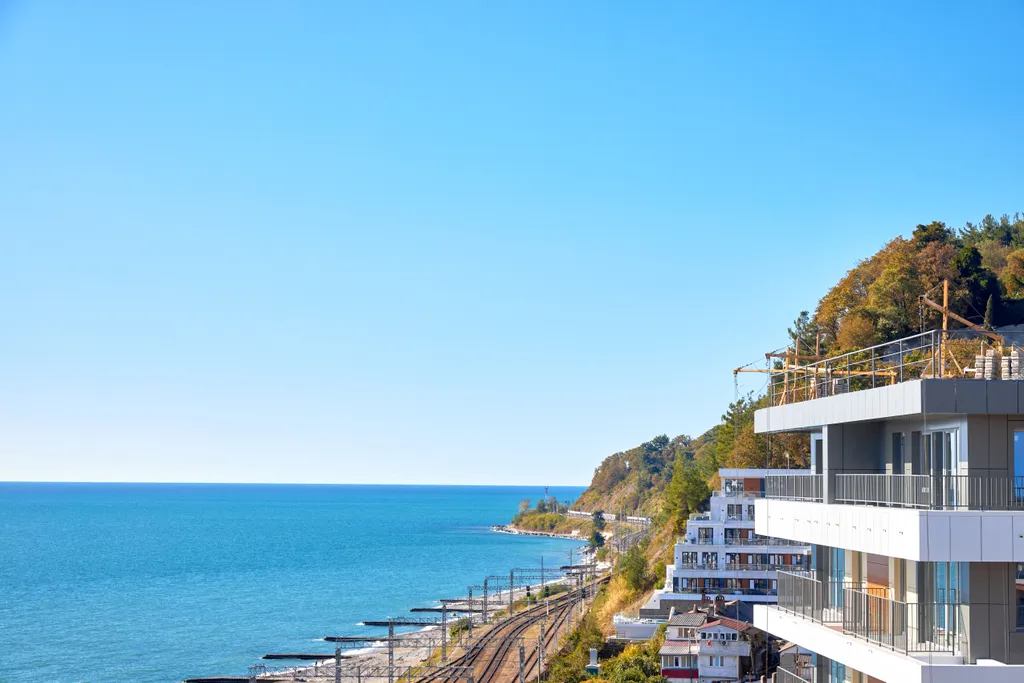 Апартаменты лофт с обзорным видом на море