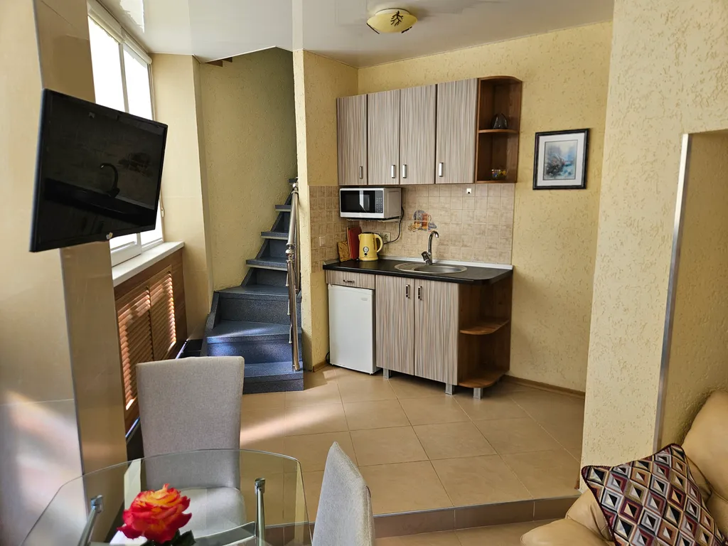 Апартаменты двухуровневые с видом на горы - 4 места