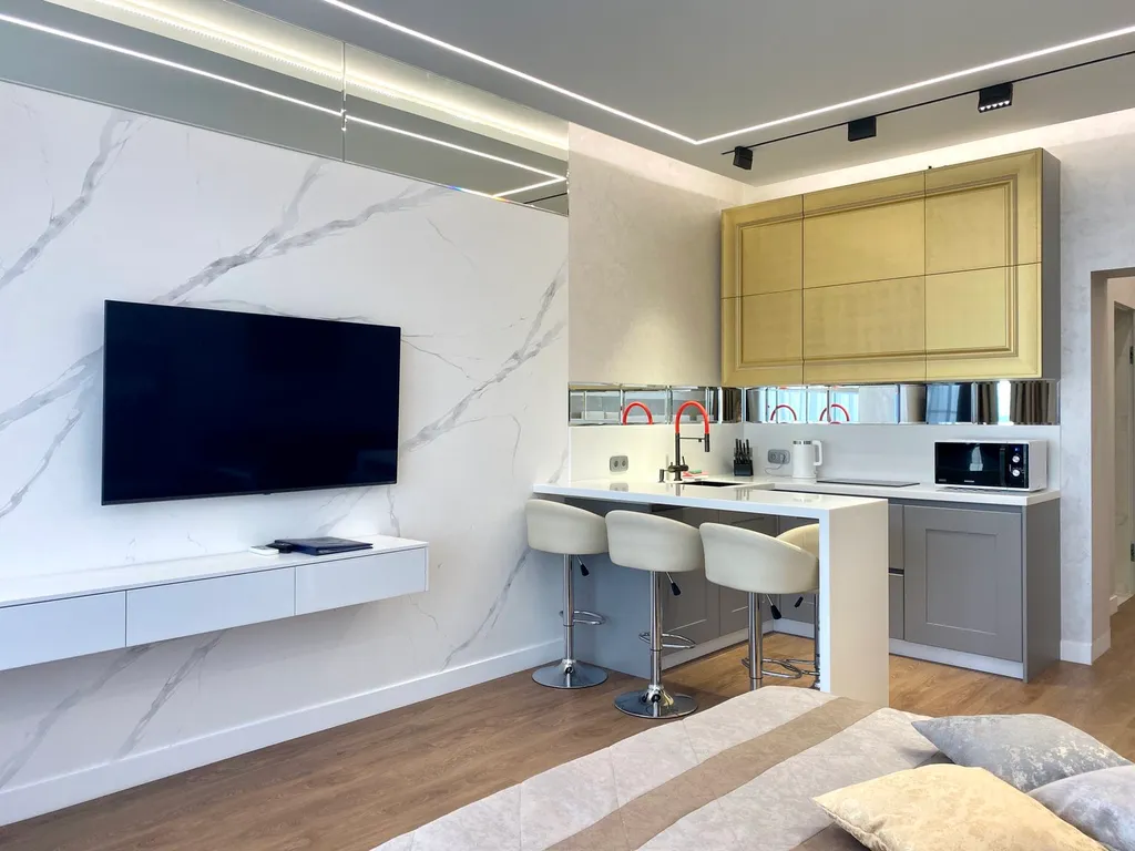 Дизайнерские Апартаменты Акваделюкс с видом на море и бассейном