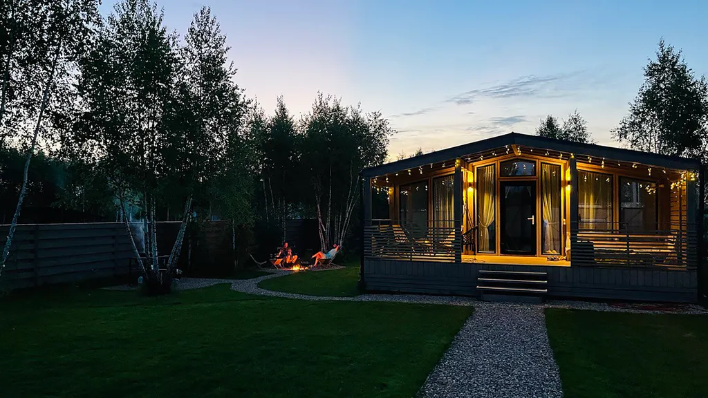 Уютный барнхаус в скандинавском стиле у горнолыжного курорта Сорочаны