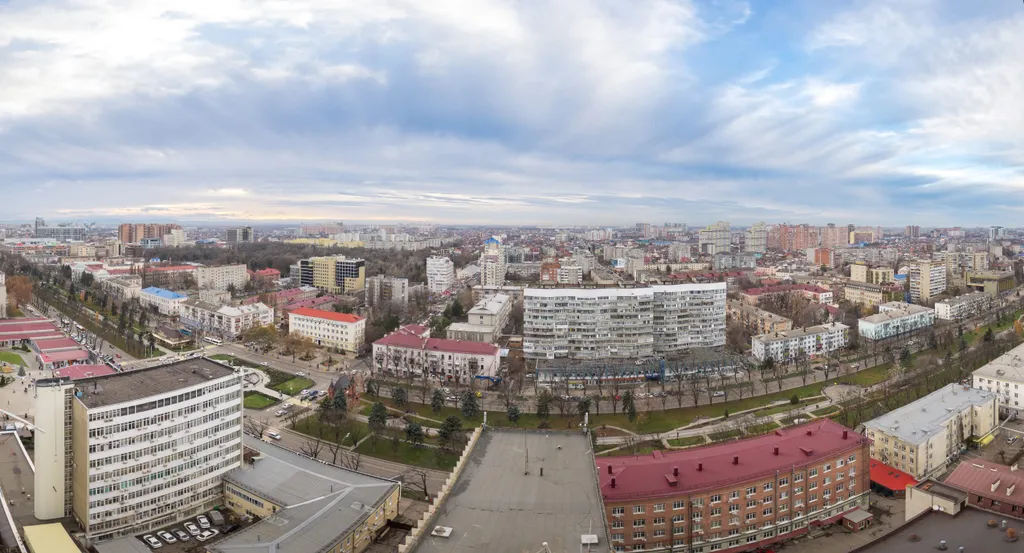 Квартира Квартира 24 этаж, панорама города и гор, жк «большой», бесконтактно 24/7 — Краснодар