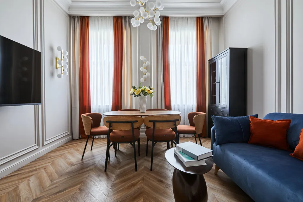 Квартира люкс с новым интерьером на топ-локации