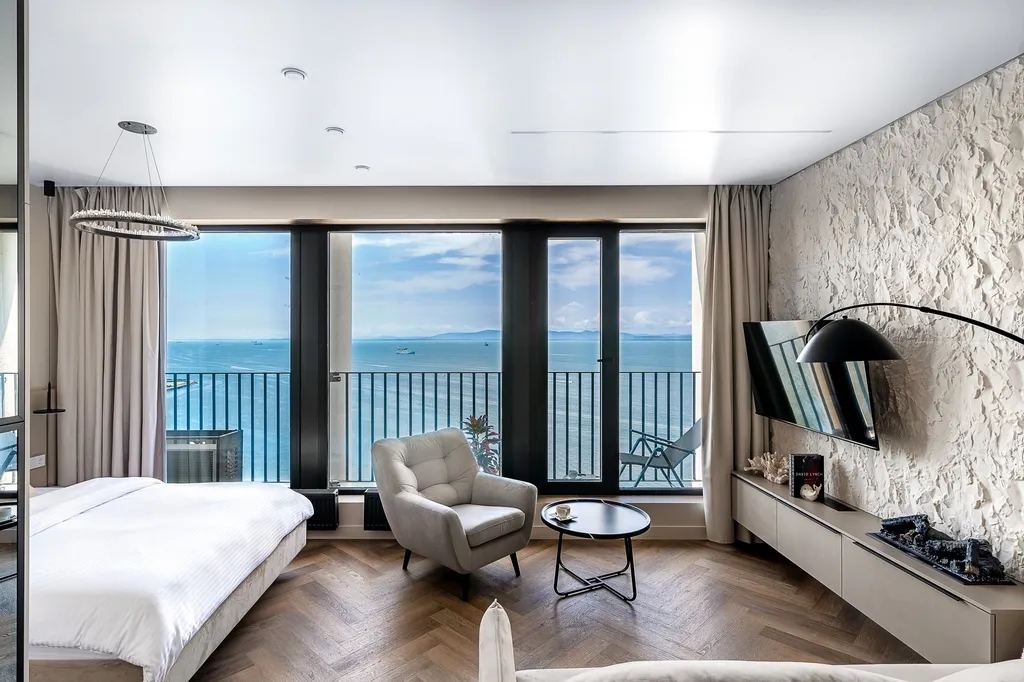 Квартира More suite с потрясающим видом на залив в 5 минутах от центра города — аренда посуточно в Владивосток