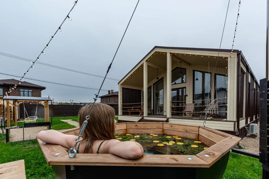 Коттедж Современный дом с Банным Чаном — Семеновское