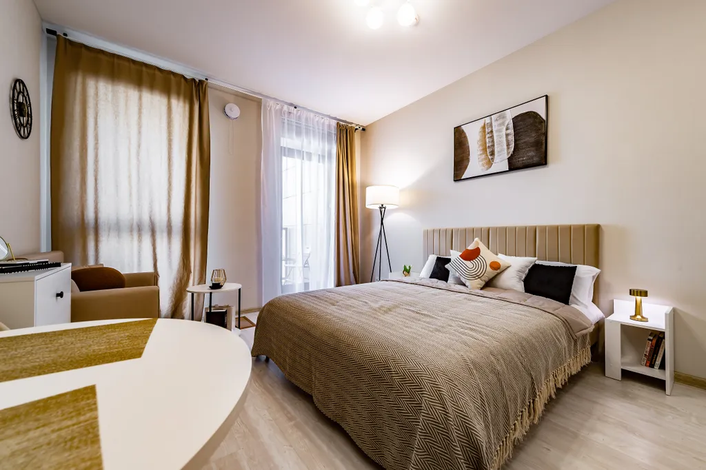 Квартира Ohta park: уютная студия — аренда посуточно в Мистолово