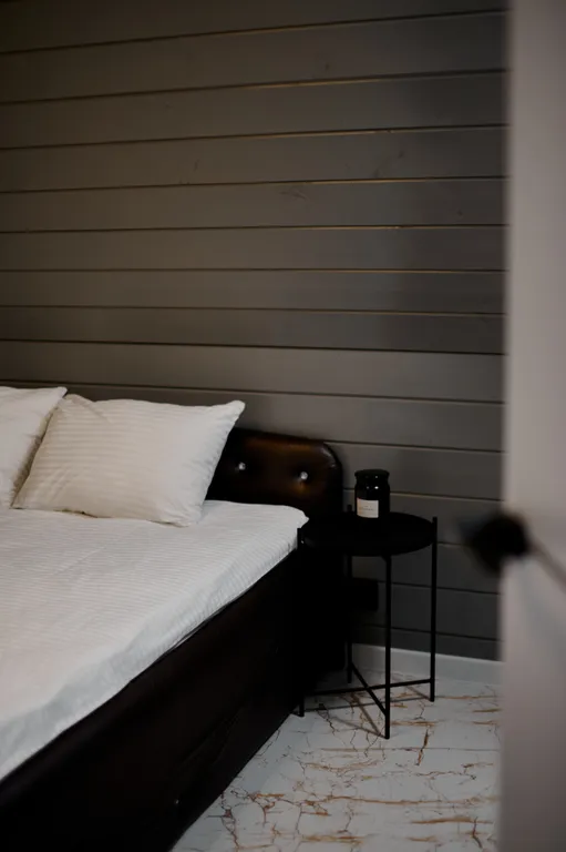 А-фрейм дом с теплым бассейном