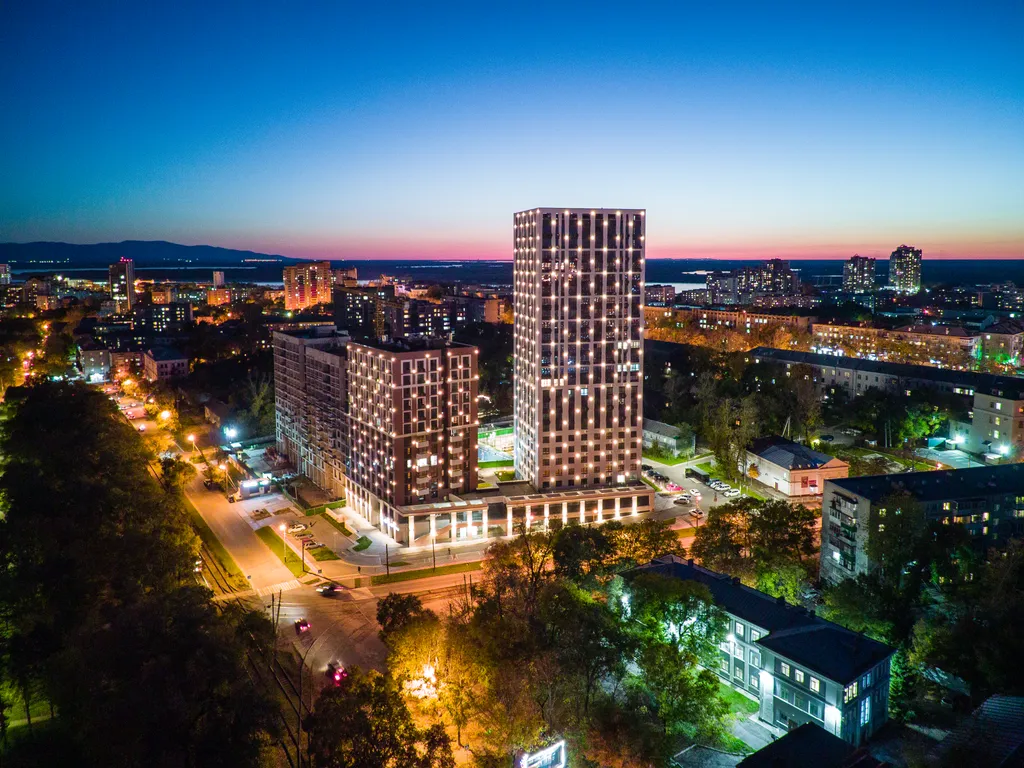 Двухкомнатная видовая квартира на Амурском бульваре