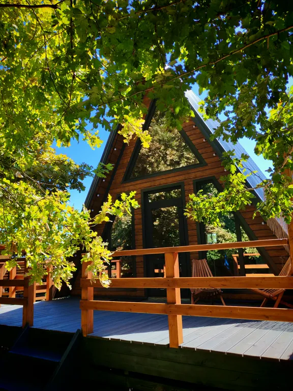 Коттедж Новый А-фрейм дом — Горячий Ключ