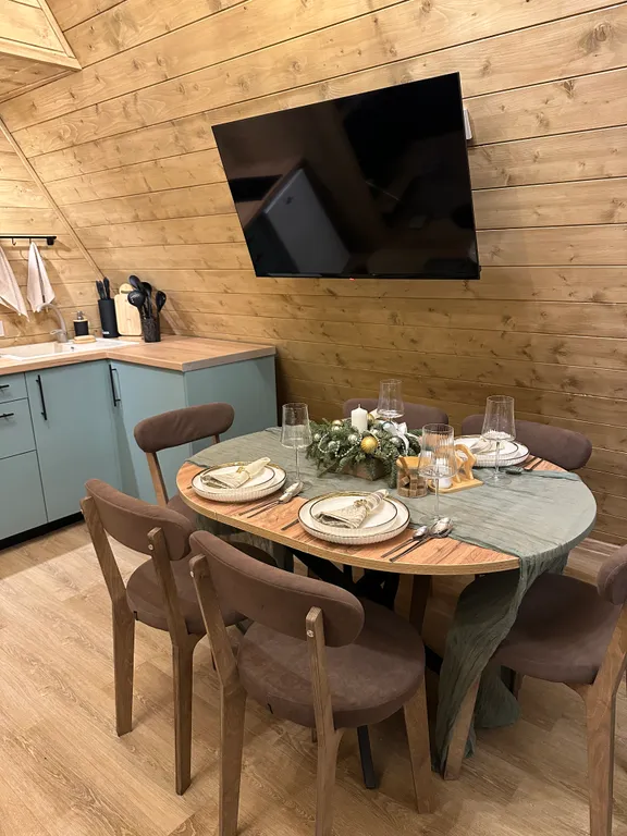 Первый, уютный дом A Frame