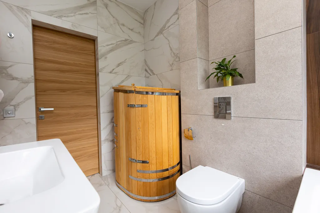 Просторная квартира с живым камином и видом на горы