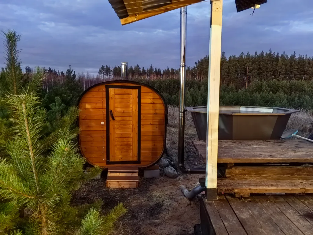 Большой дом с баней и чаном